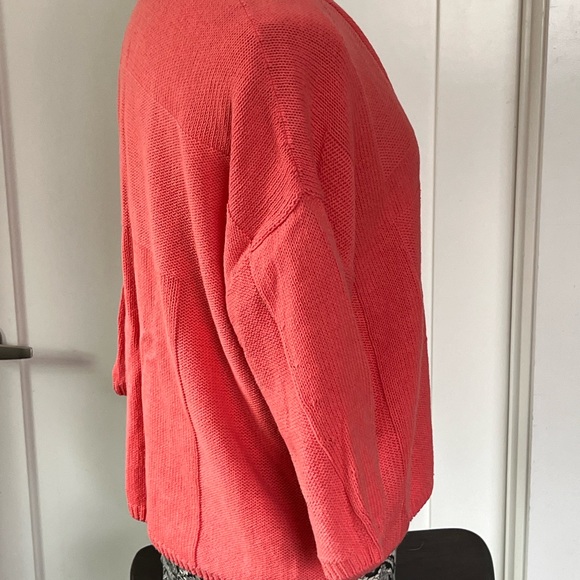 Lafayette 148 coral cardigan - Picture 5 of 10
